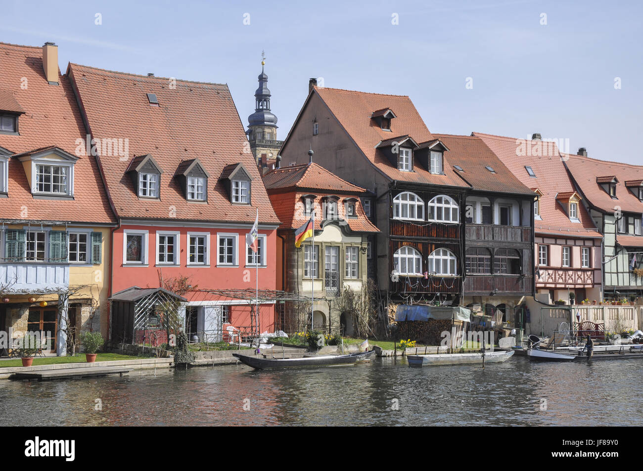 Klein Venedig in Bamberg. Stockfoto