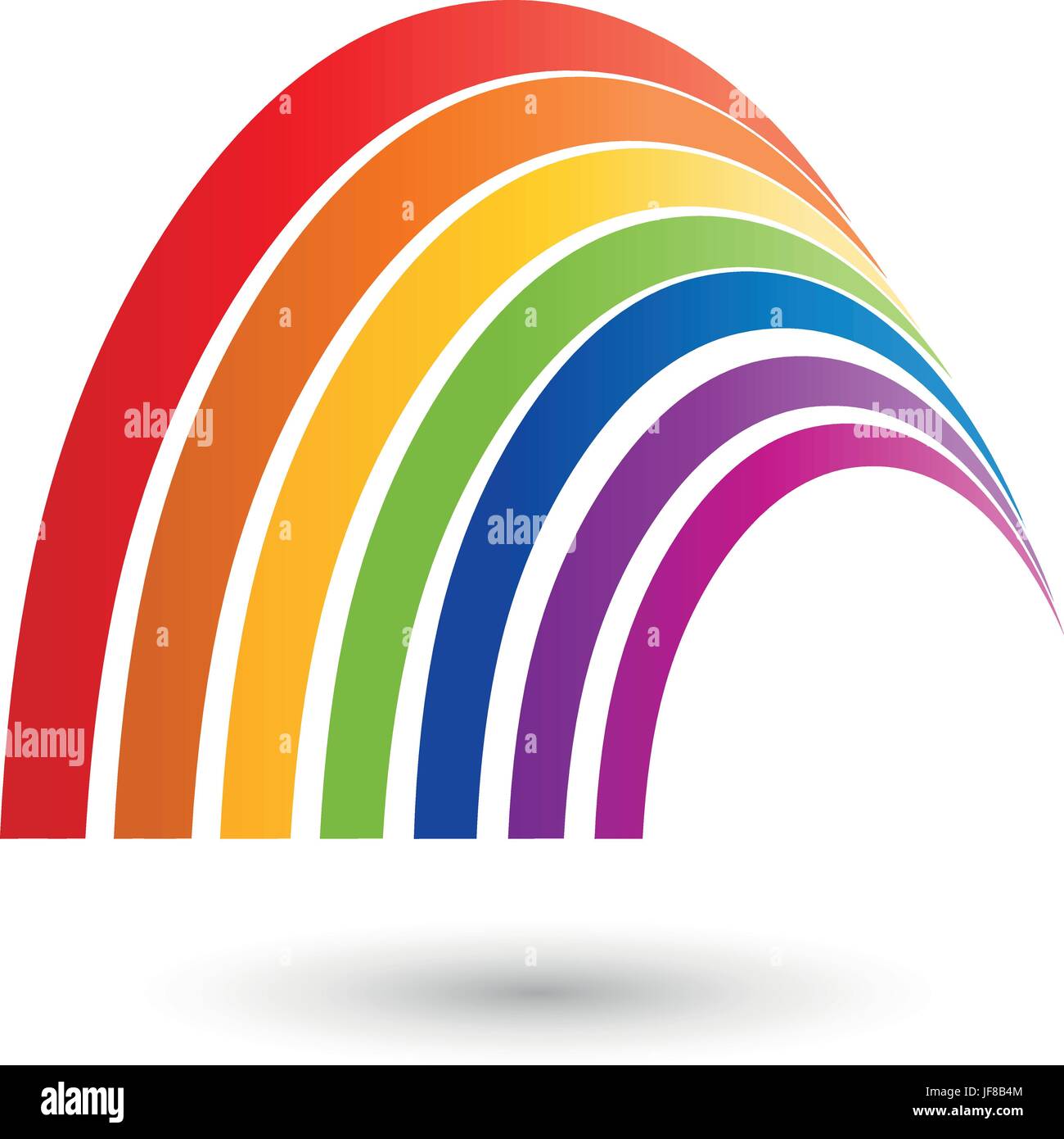 Sommer, sommerlich, gefärbt, Regenbogen, Logogram, Spektrum, Kinderarzt, Stock Vektor