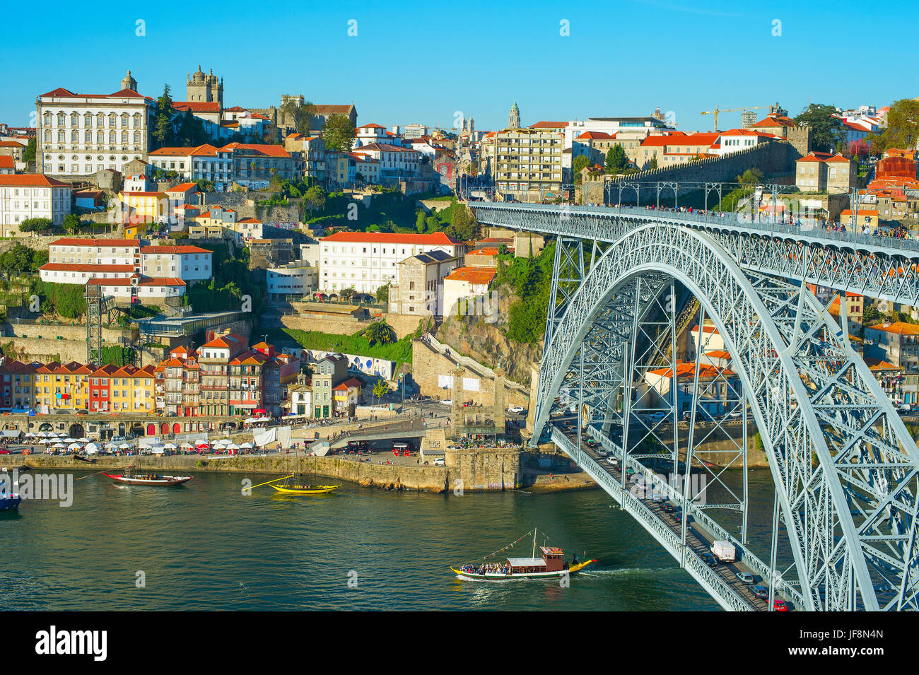 Sehenswürdigkeiten in Porto, Portugal Stockfoto