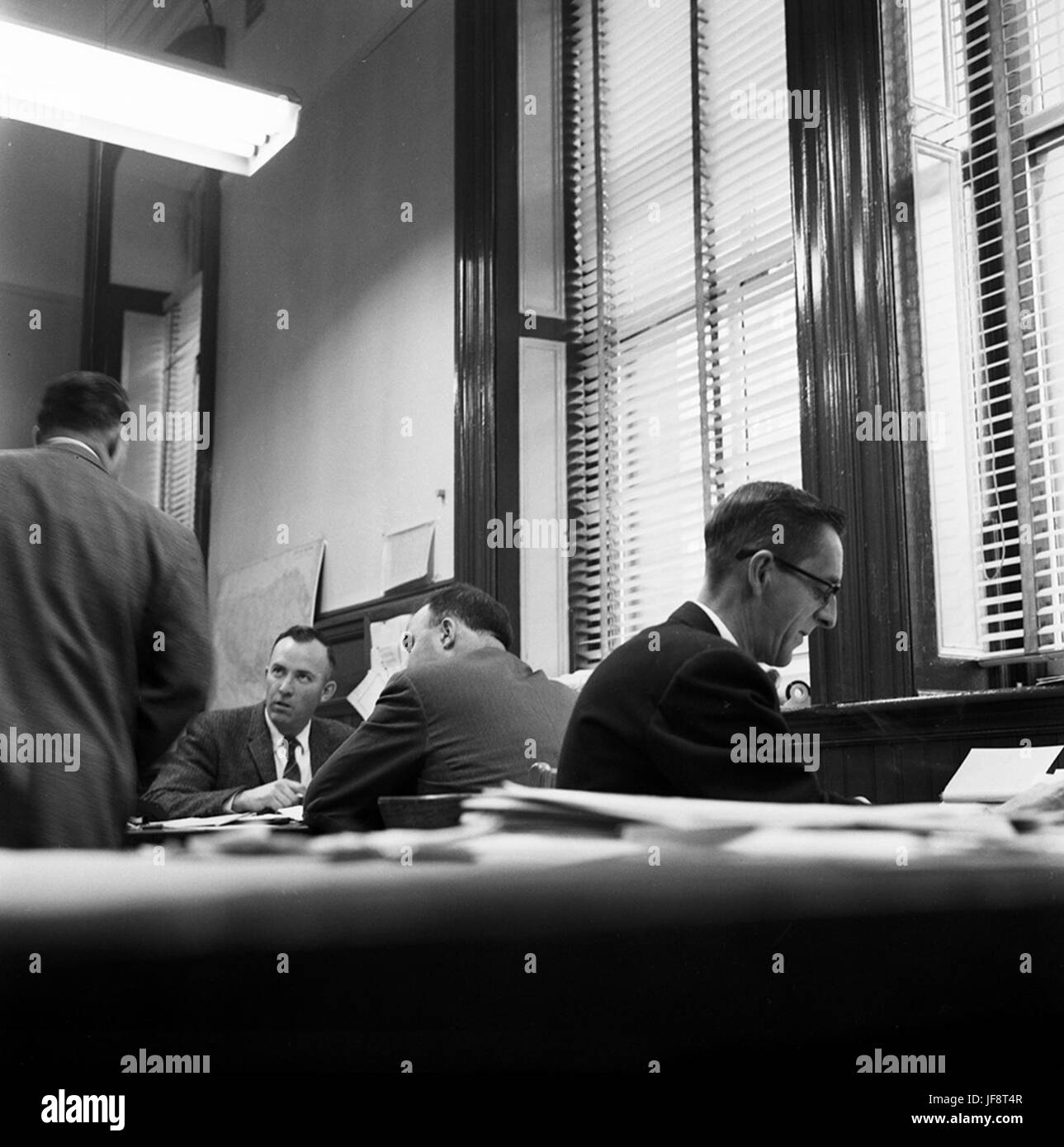 Das Büro der Betriebsabteilung, Eine historische Ansicht des Büros der Betriebsabteilung in Halifax, Nova Scotia Stockfoto