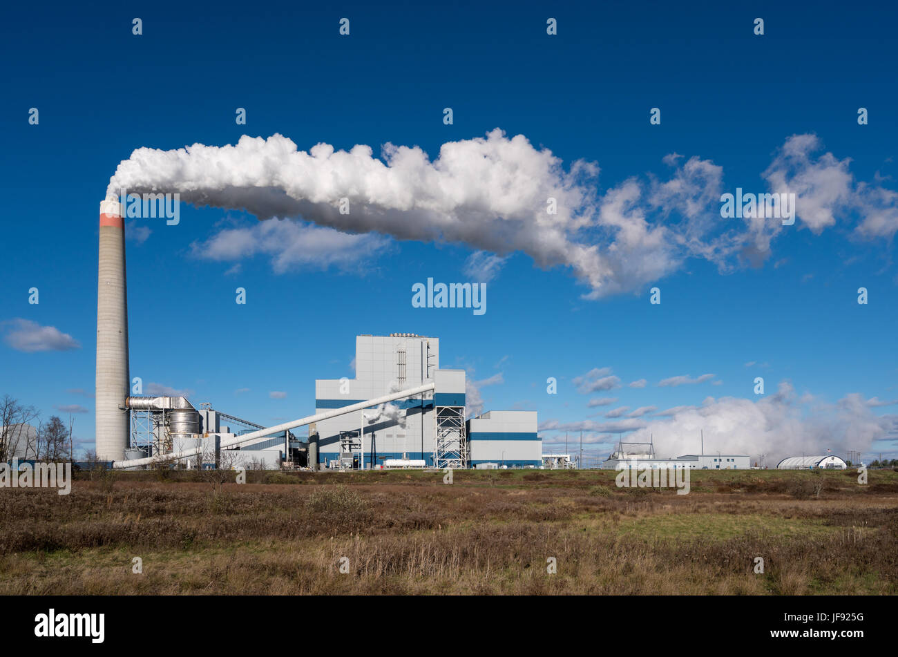 Longview Kohle betriebene Kraftwerk Stockfoto