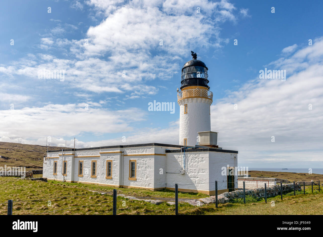 Cape Wrath Leuchtturm Stockfoto