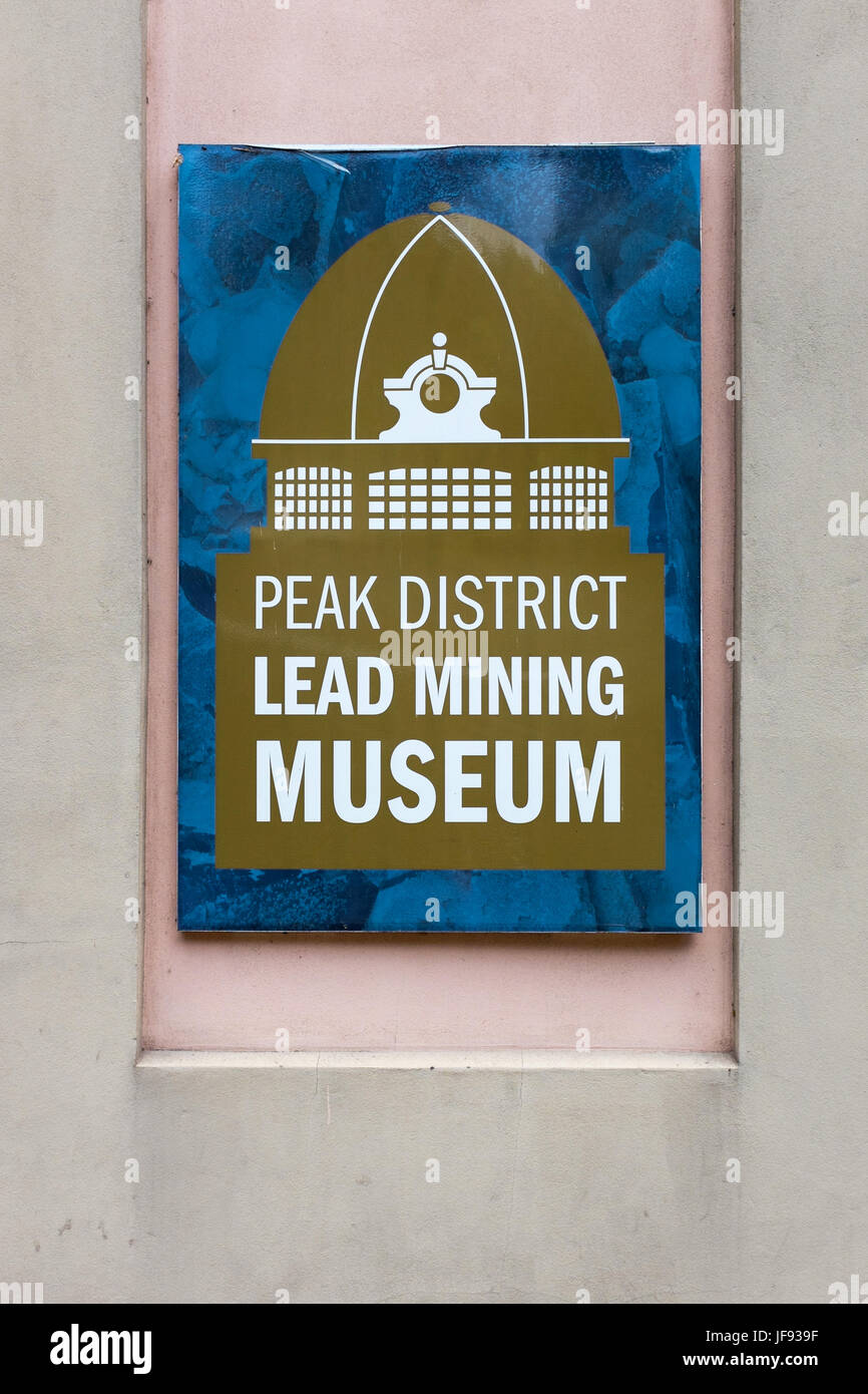 Peak District Blei-Bergbau-Museum in Matlock Bath in Derbyshire Stockfoto