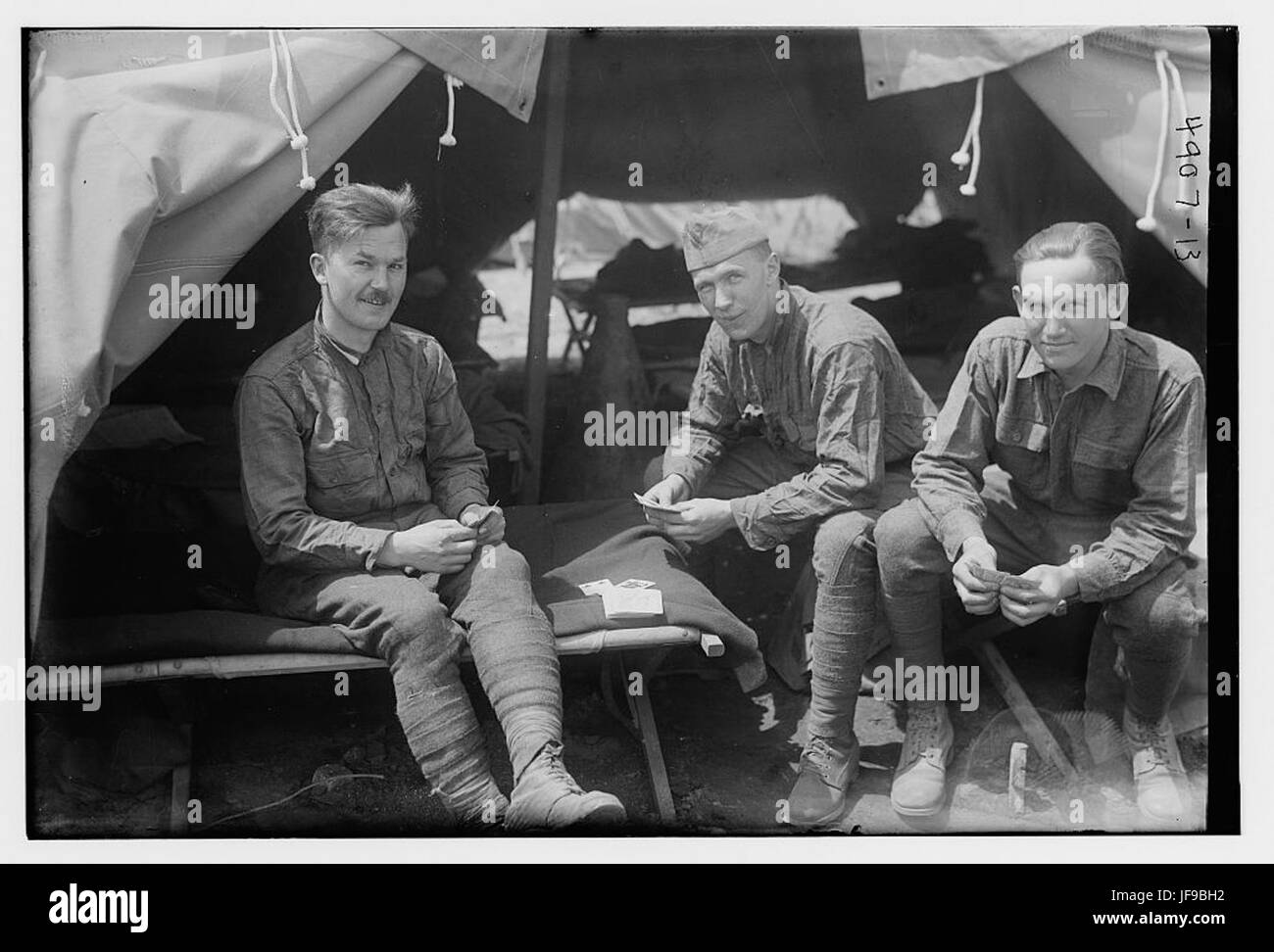 Vintage-Spielkarten-Kollektion Stockfoto