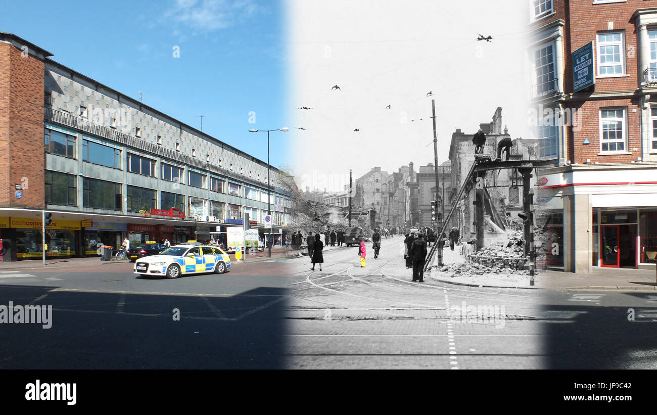 Bridge Street Blitz Merge 34368757432 o Stockfoto