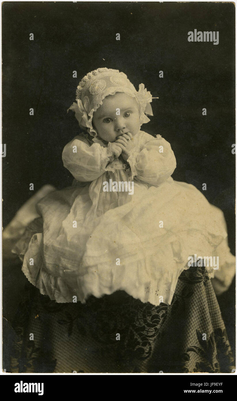 Ein Porträt von Dora Florence Muse, geboren am 22. Dezember 1909, ein bedeutender Moment in der Geschichte. Stockfoto