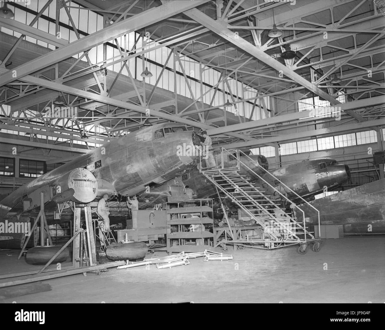 North West Industries Airplane Manufacturing: Das Erbe der Luftfahrt in der Industrie des frühen 20. Jahrhunderts Stockfoto