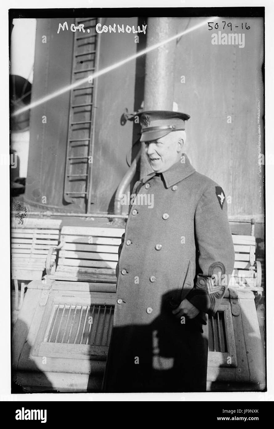 Ein Porträt oder Foto von MGR Connolly, einer prominenten Figur aus einem bestimmten historischen oder kulturellen Kontext. Stockfoto