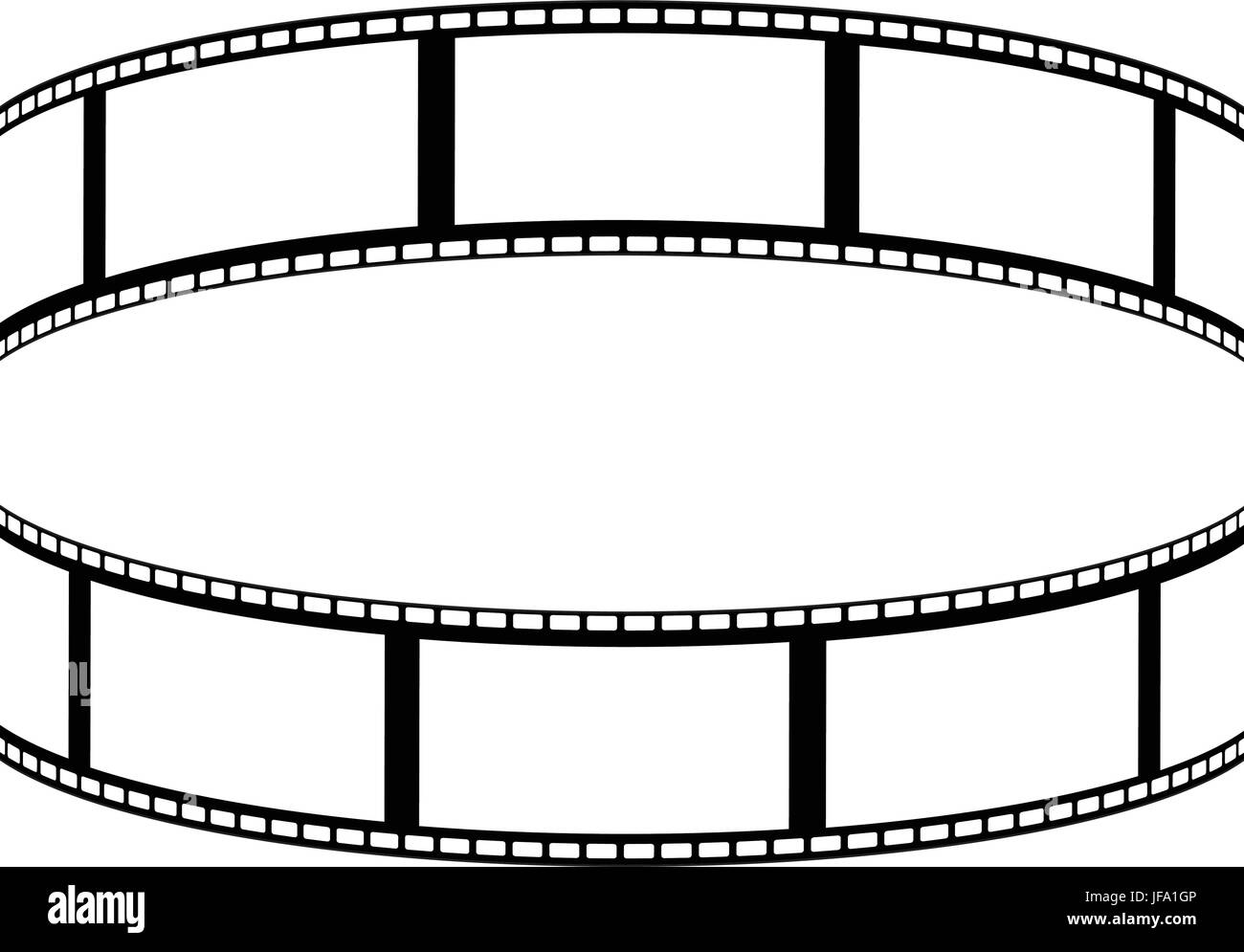 Vektor-Film-Streifen-Multi-Stil-illustrator Stock Vektor