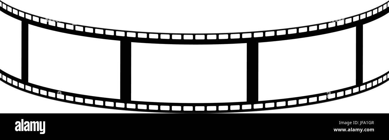 Vektor-Film-Streifen-Multi-Stil-illustrator Stock Vektor