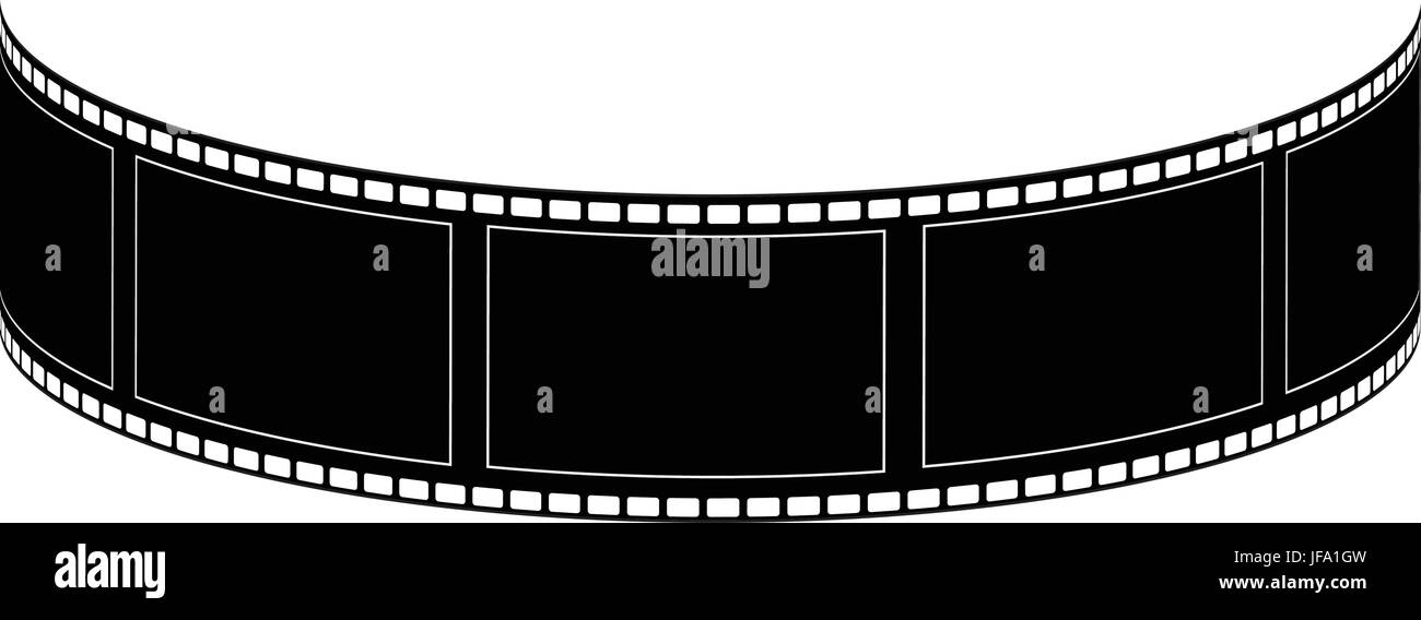 Vektor-Film-Streifen-Multi-Stil-illustrator Stock Vektor