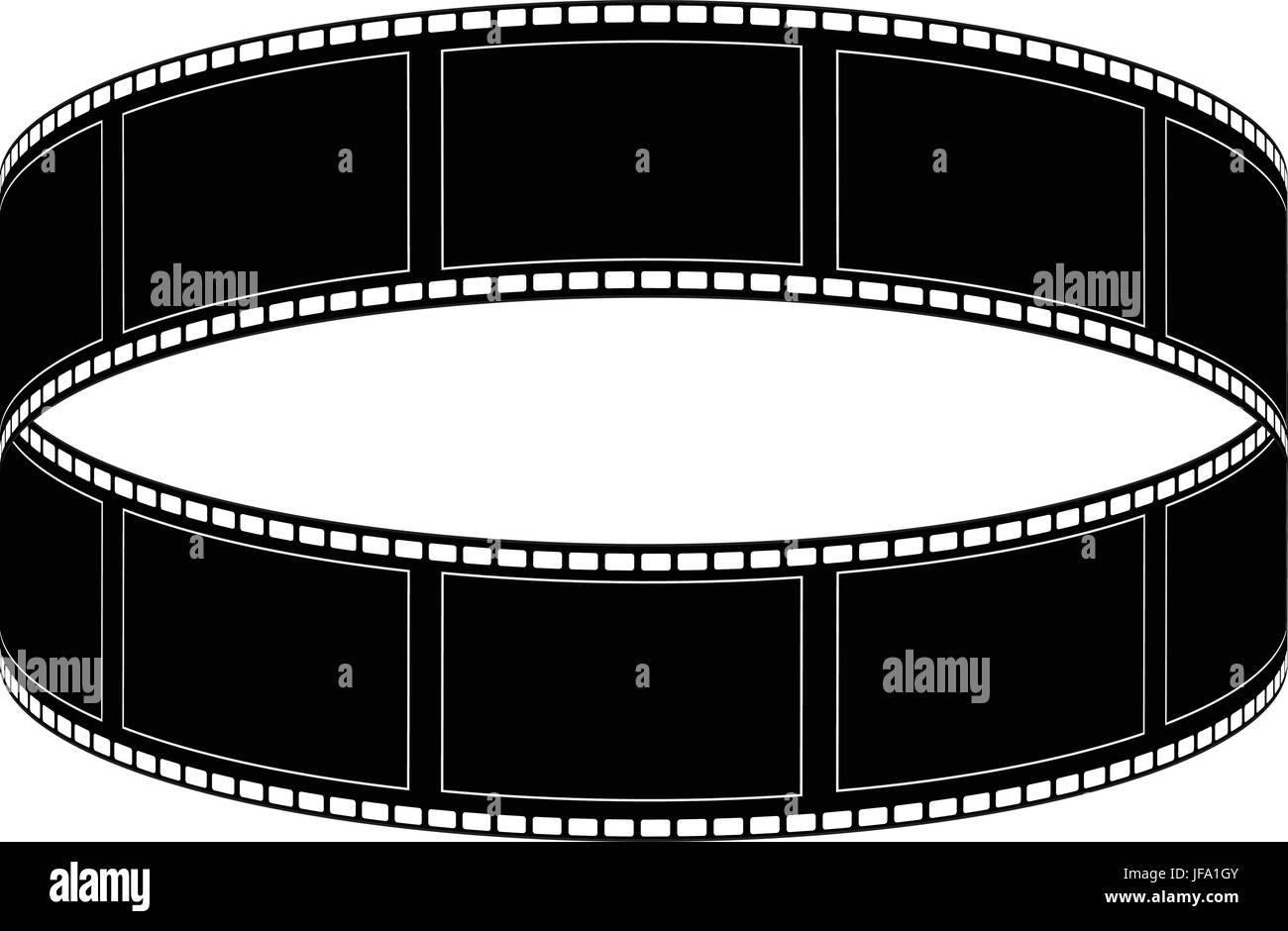 Vektor-Film-Streifen-Multi-Stil-illustrator Stock Vektor