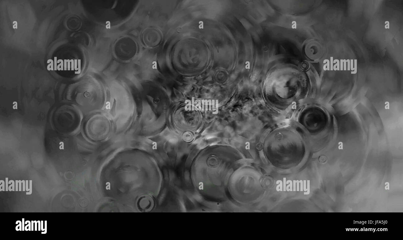 Computer erzeugte Bild der Regen fällt Stockfoto