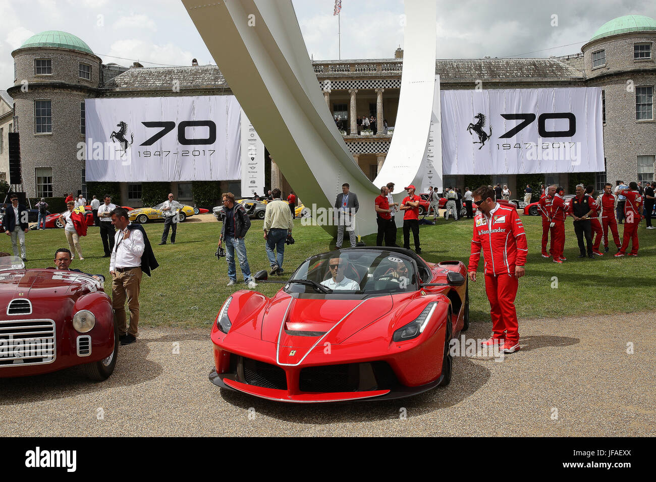 Goodwood, UK. 30. Juni 2017. Ferrari 70. Jubiläum Credit: Malcolm Greig/Alamy Live News Stockfoto