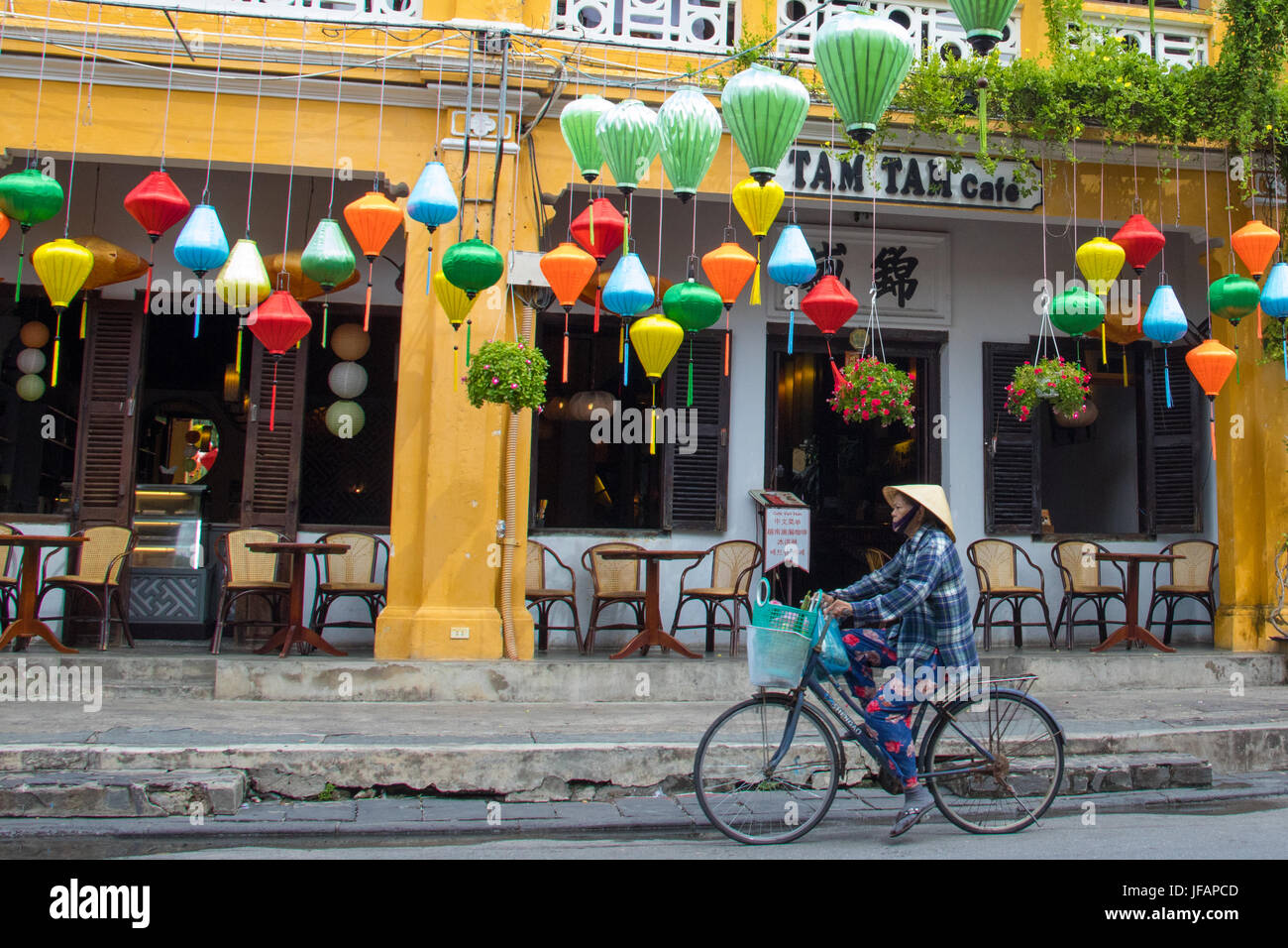 Traditionellen Laternen in Hoi an, Vietnam Stockfoto