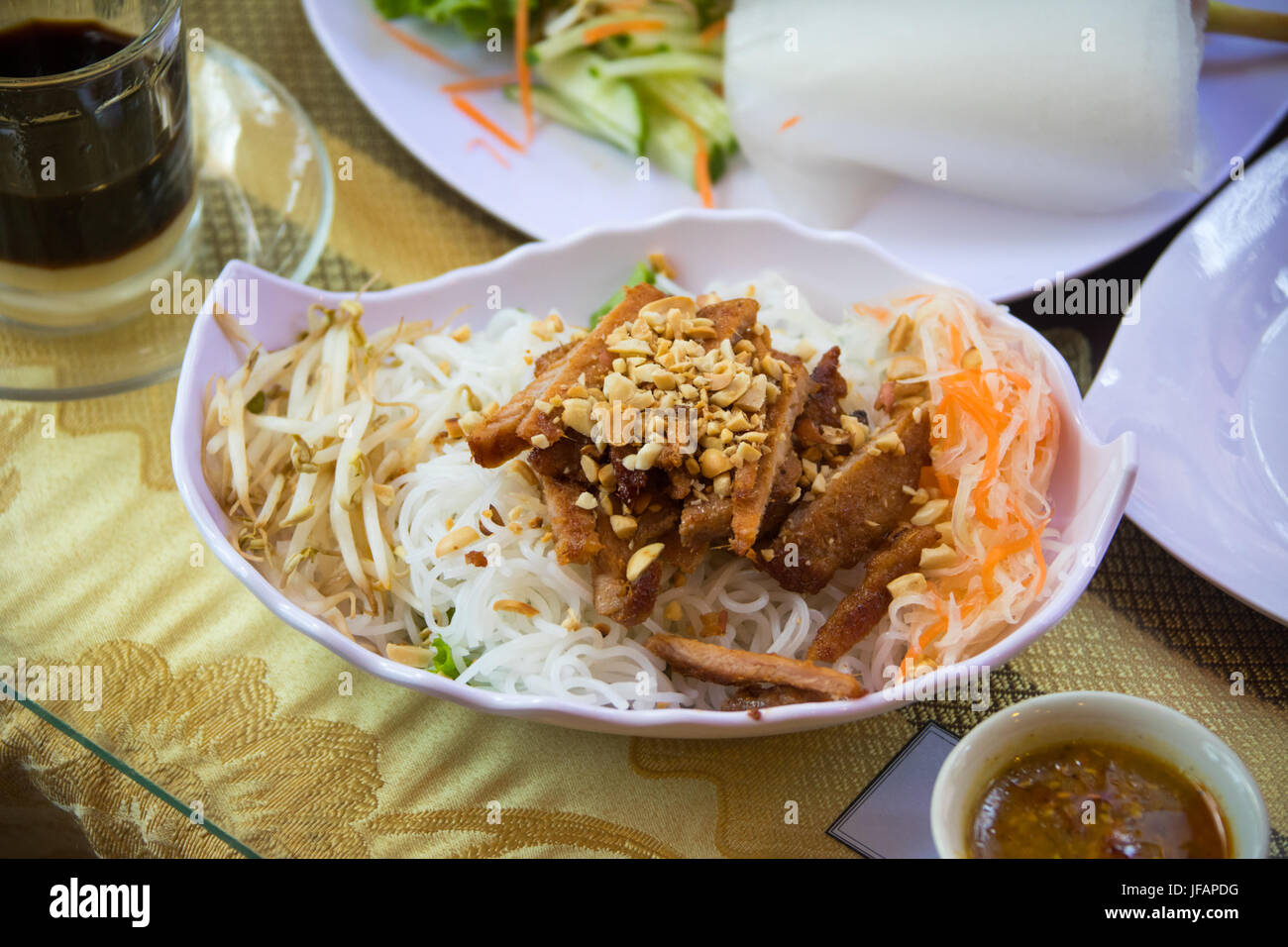 Suon Nuong gegrillt Porkchop, Hoi an, Vietnam Stockfoto