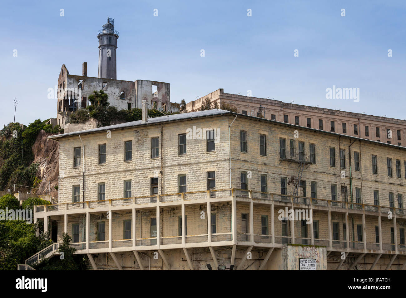 Gefängnis Alcatraz, San Francisco, Kalifornien, USA Stockfoto