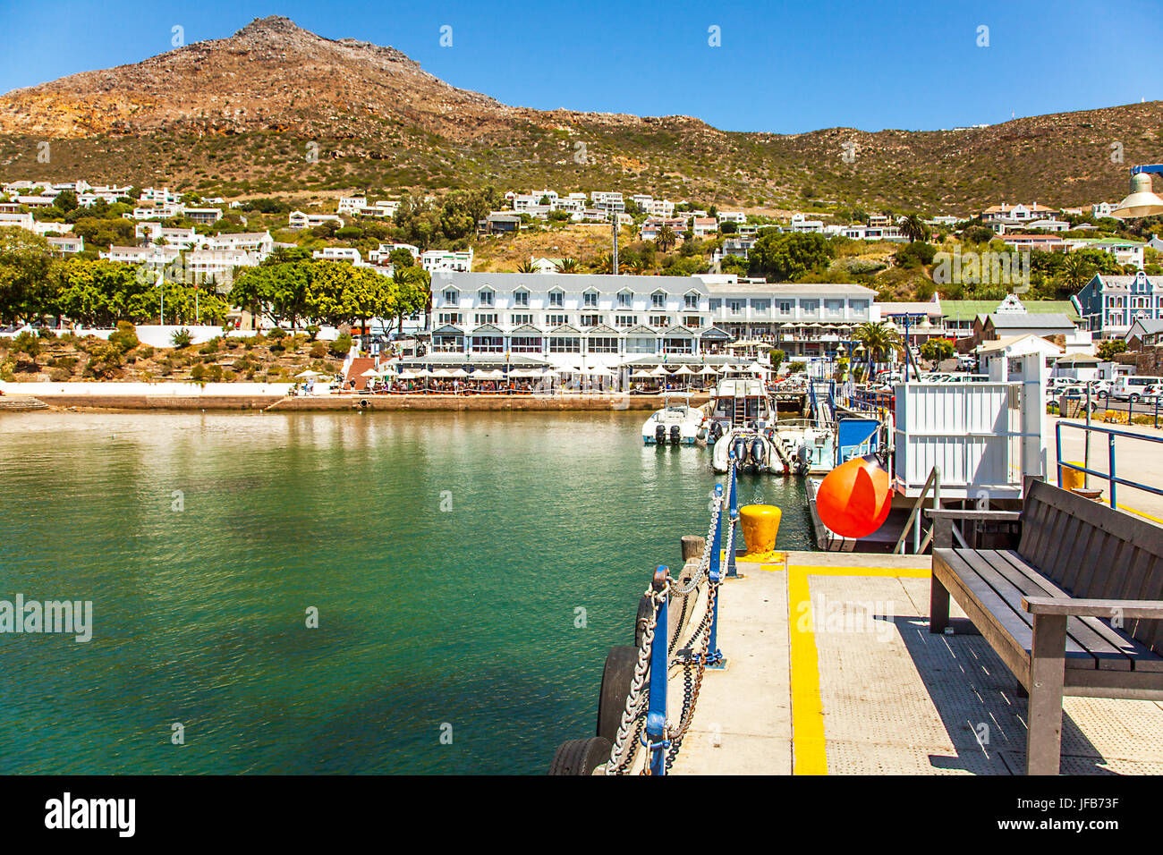 Hafen von Simon's Town Südafrika Stockfoto