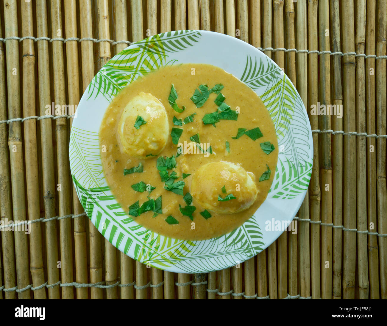 Eier Mughlai Stockfoto