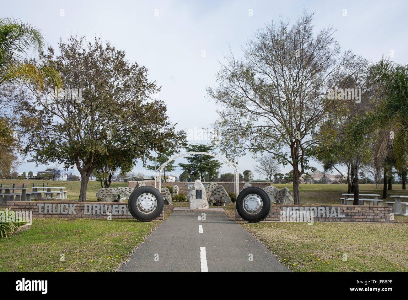 LKW Fahrer Memorial Tamworth NSW Australia Stockfoto