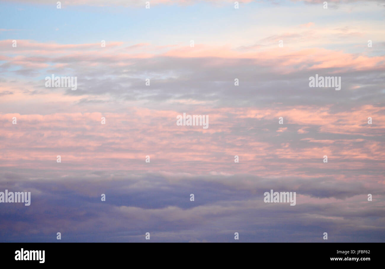 Morgenhimmel Stockfoto