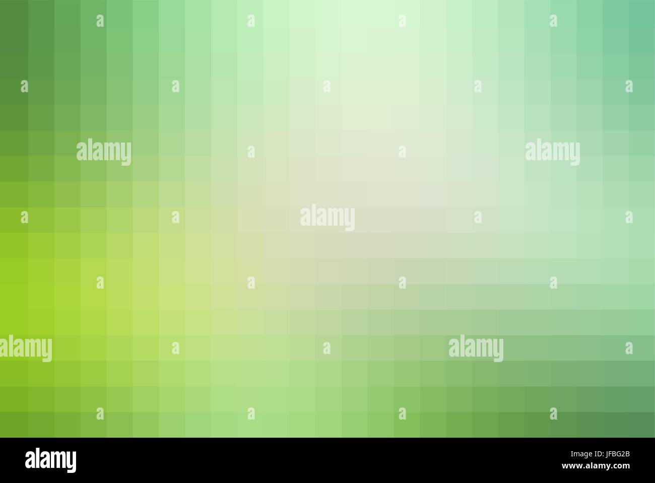 Helle Grüntöne abstrakte Vektor quadratischen Fliesen Mosaik Hintergrund Stock Vektor