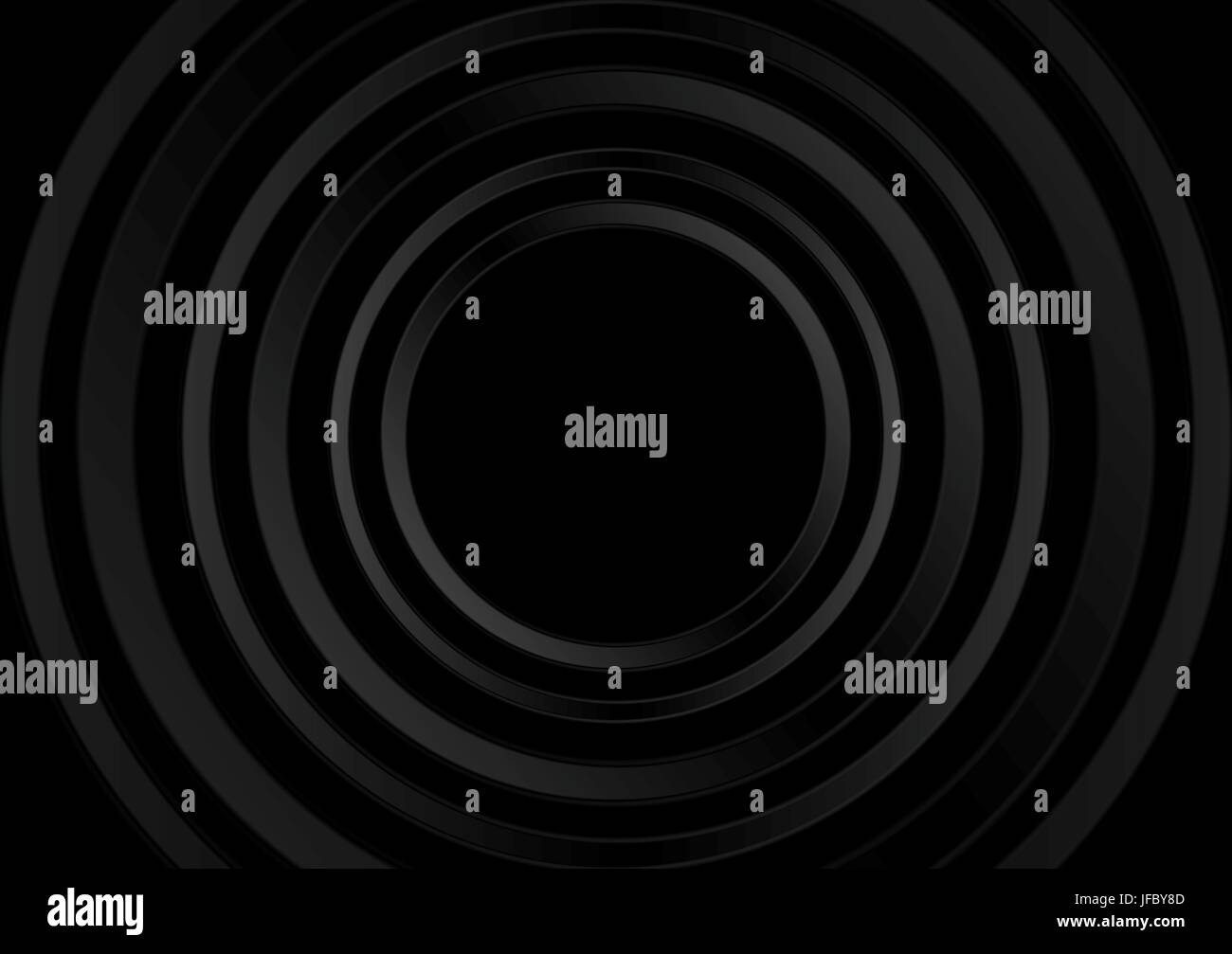 Abstract black Technologie Ringe design Stockfoto