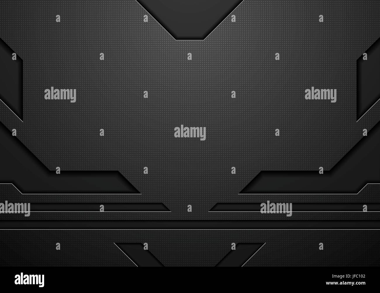 Abstract black Technologie Konzept Design Stockfoto