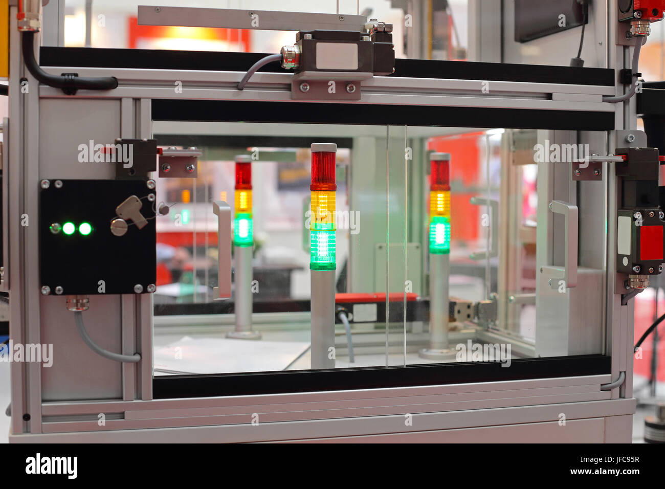 Automatisierte Maschinen Produktion Stockfoto