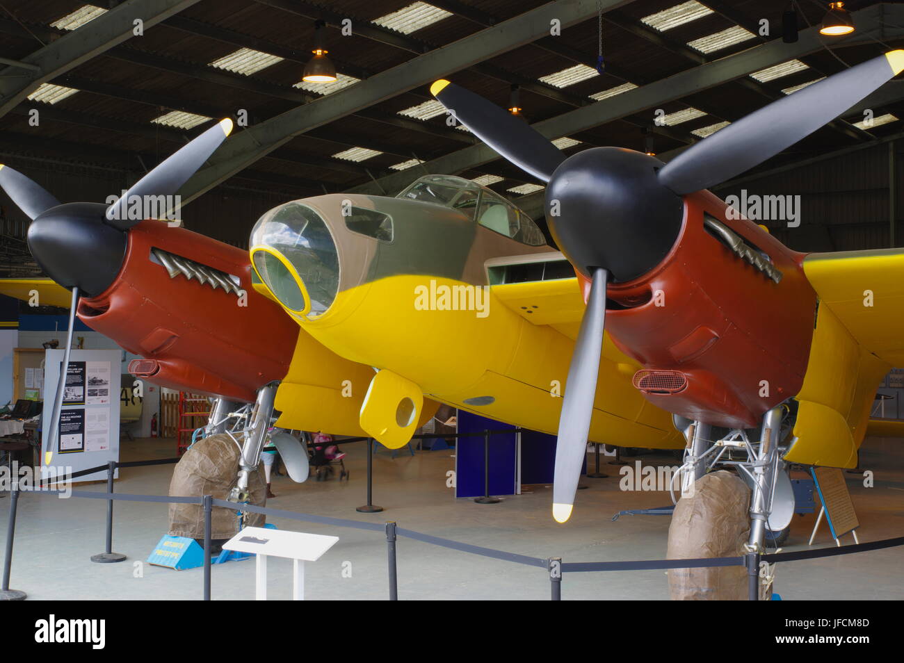 De Havilland Mosquito Prototyp W4050 in Salisbury Hall, England, Stockfoto De Havilland Mosquito Prototyp W4050 in Salisbury Hall, England, Stockfoto