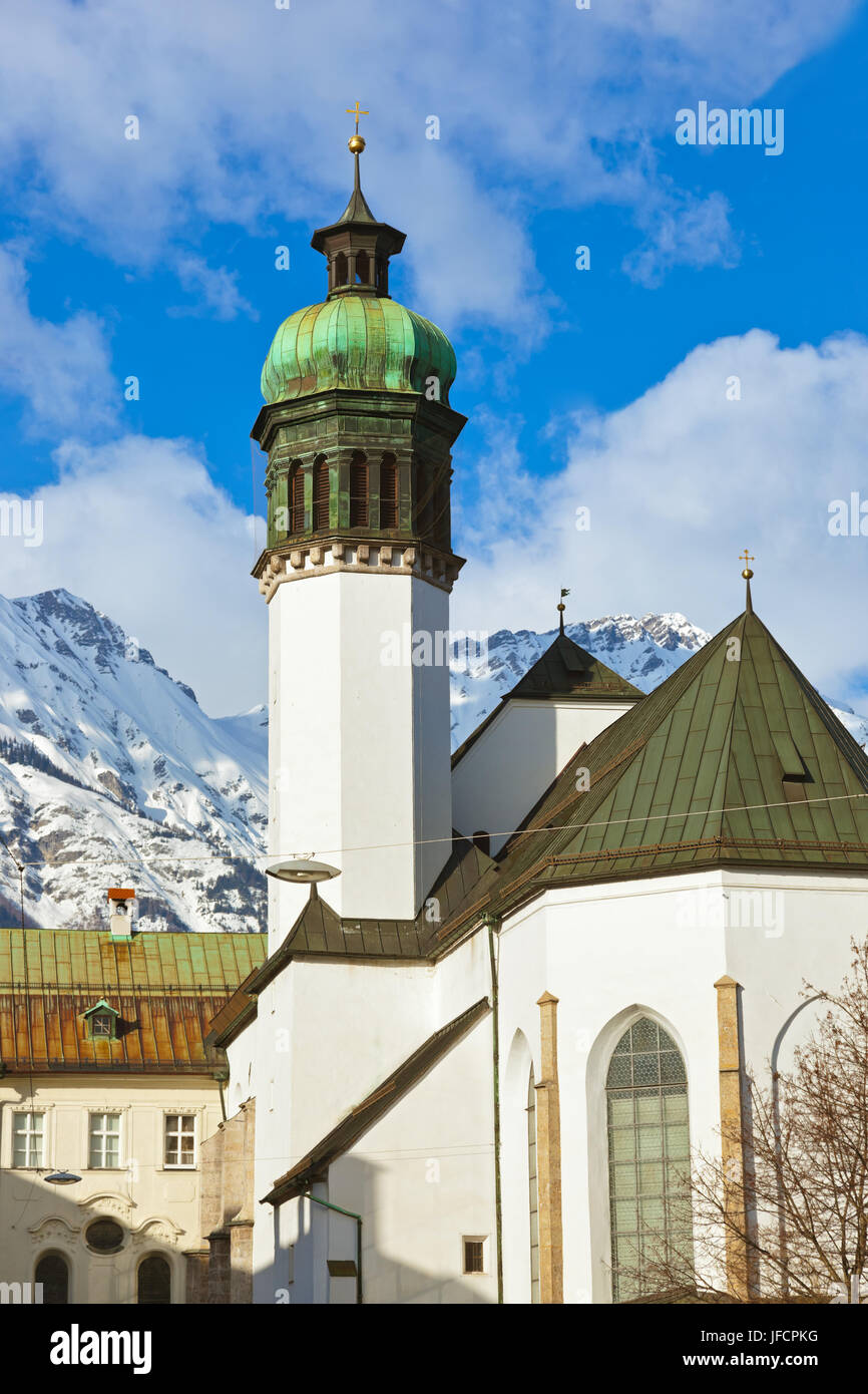 Altstadt in Innsbruck Österreich Stockfoto