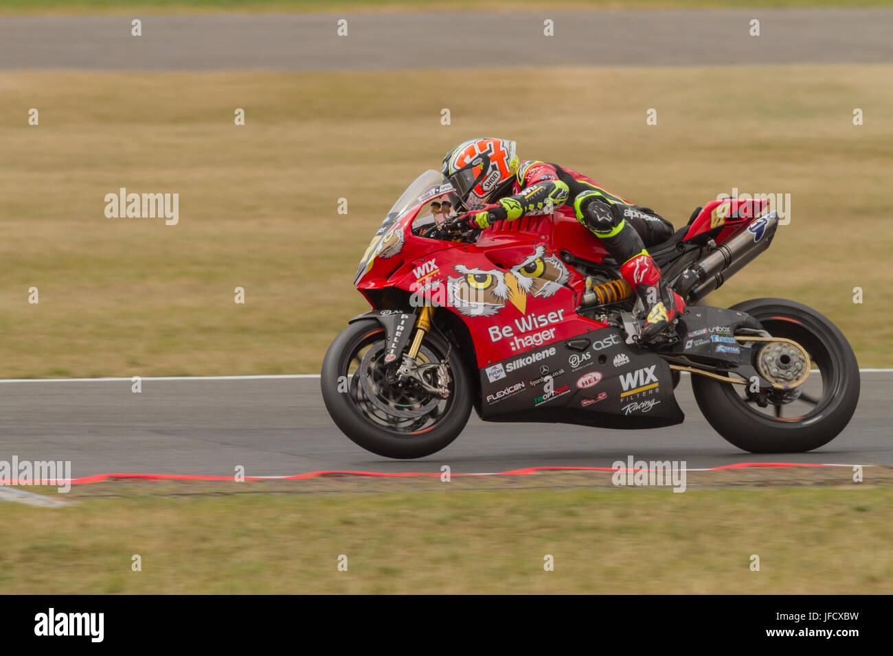 Britische Superbike Snetterton Norfolk 2017 Stockfoto