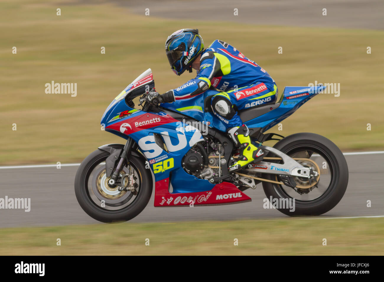 Britische Superbike Snetterton Norfolk 2017 Stockfoto