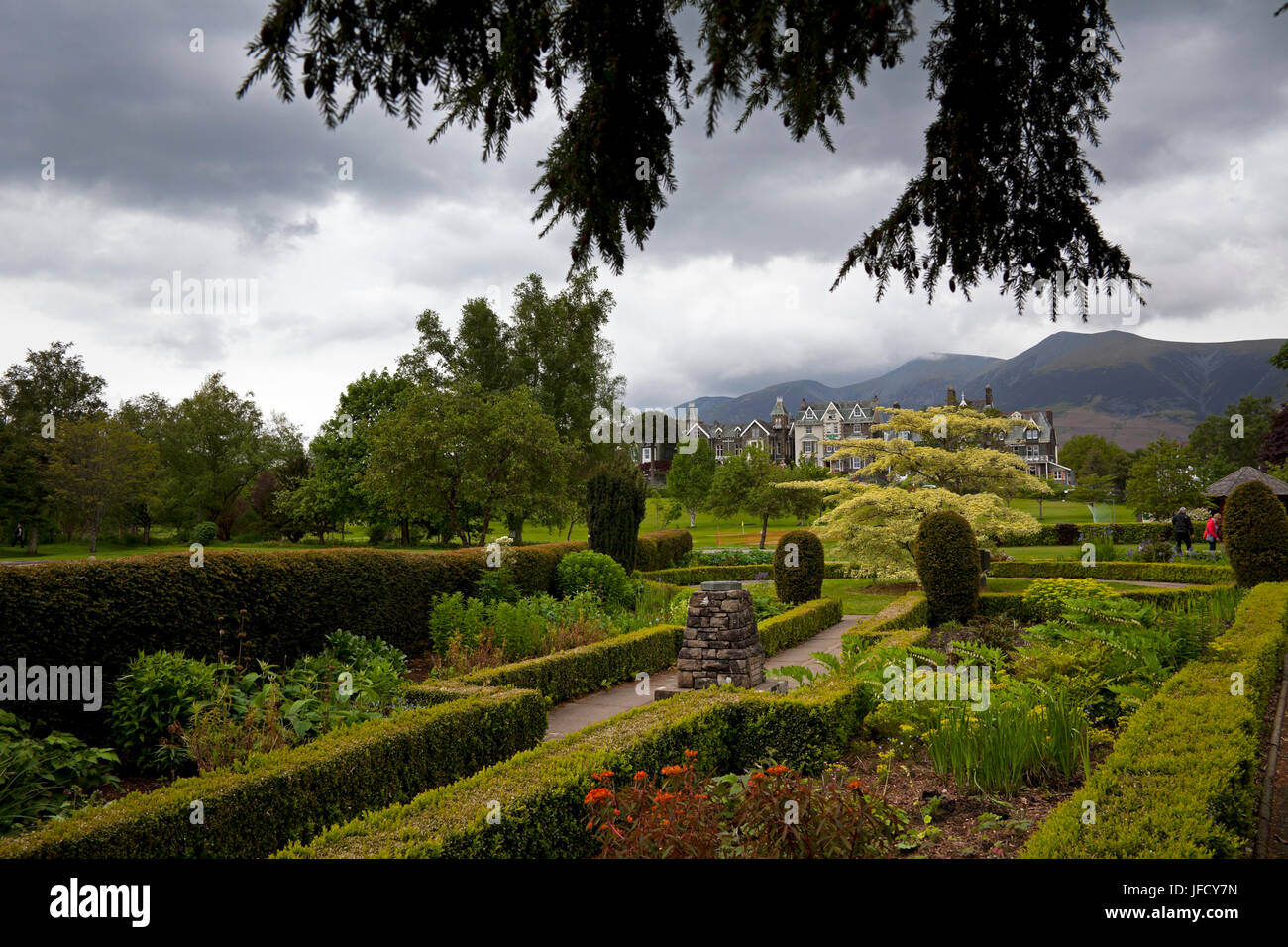 Hoffe Park, Keswick, Cumbria, Lake District, England Stockfoto