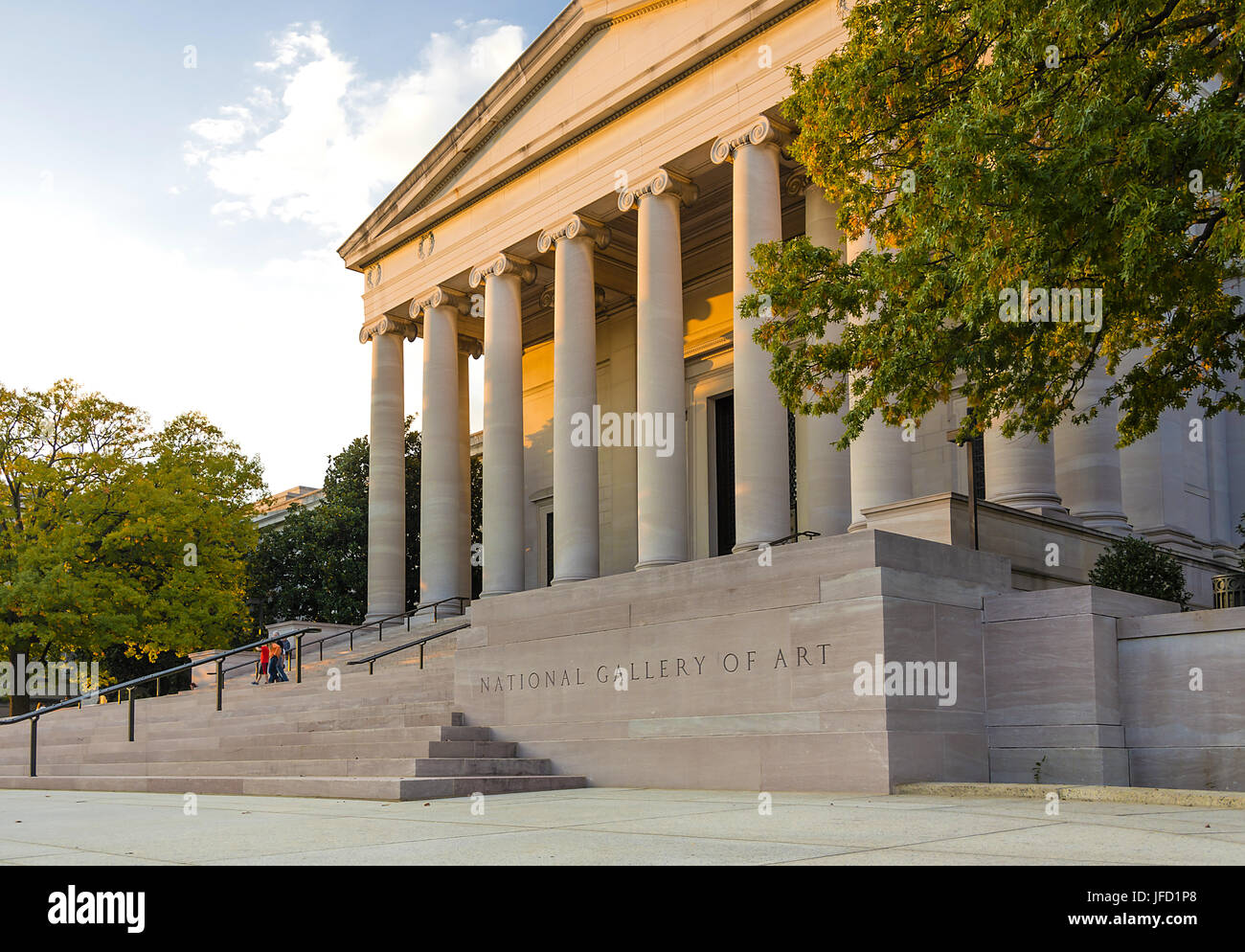 Nationalgalerie in Washington DC. Stockfoto