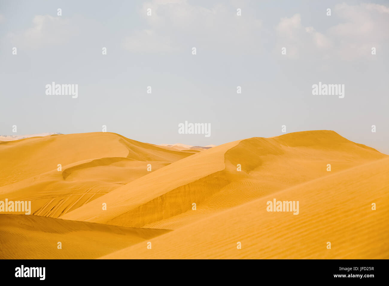 Dünen der Wüste Hintergrund Stockfoto