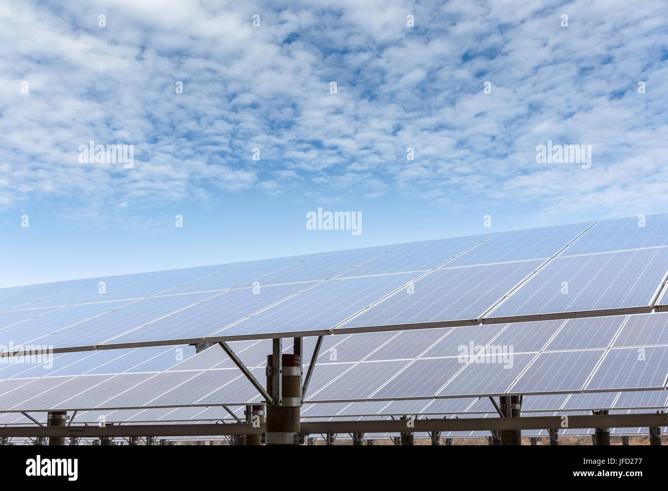 Sonnenenergie Kraftwerk Stockfoto