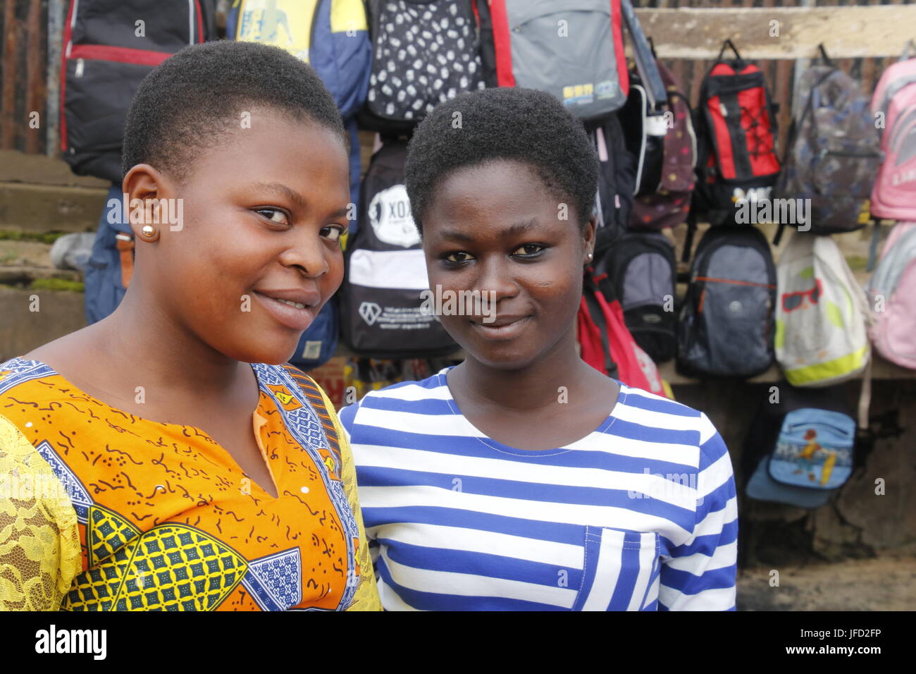 Ghanaische Jugendliche Stockfoto
