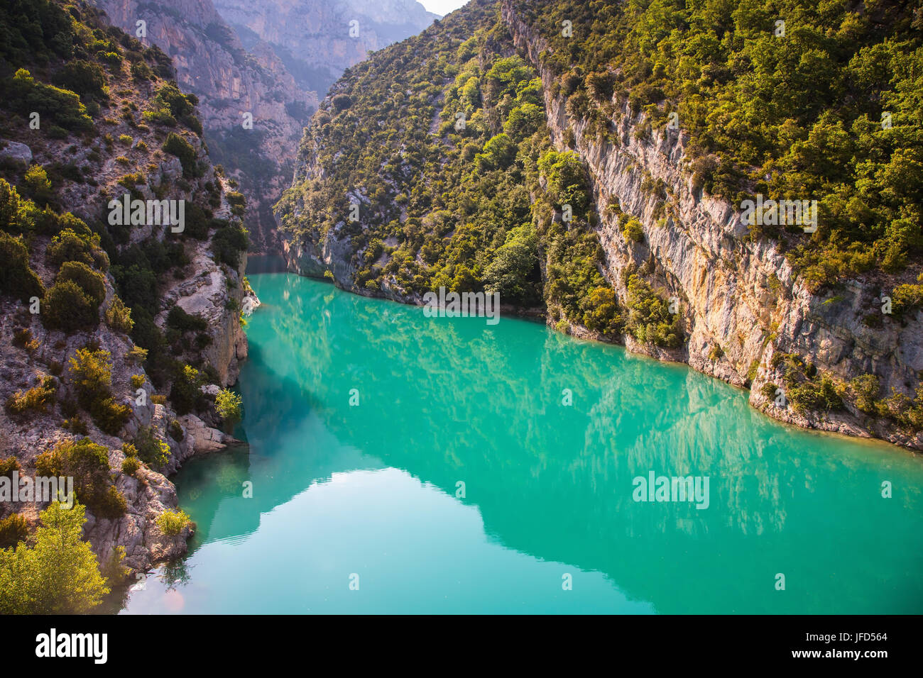 Spring Mountain Canyon in Europa - Verdon Stockfoto