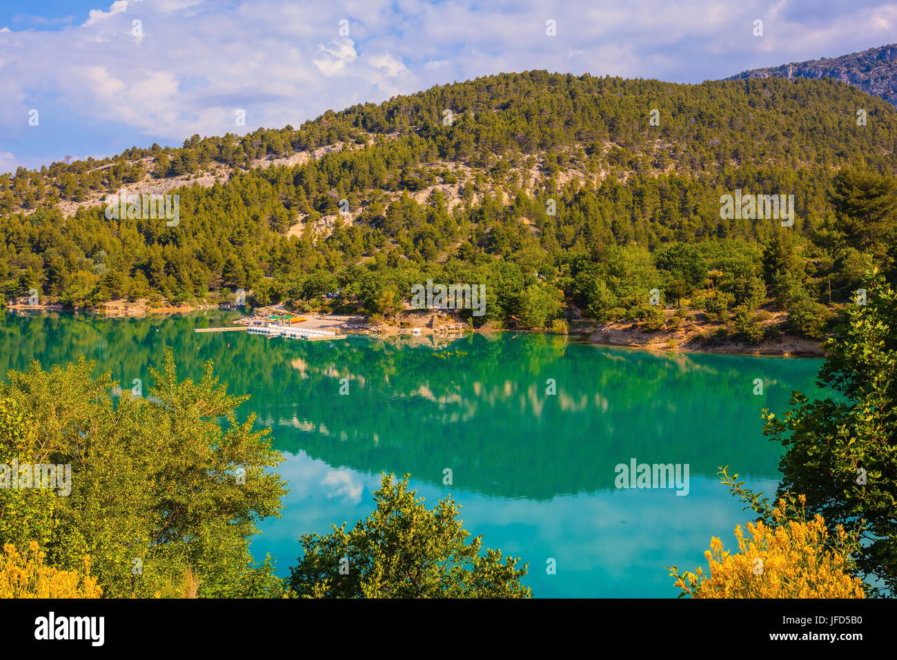 Europas grösste alpine Canyon Verdon Stockfoto