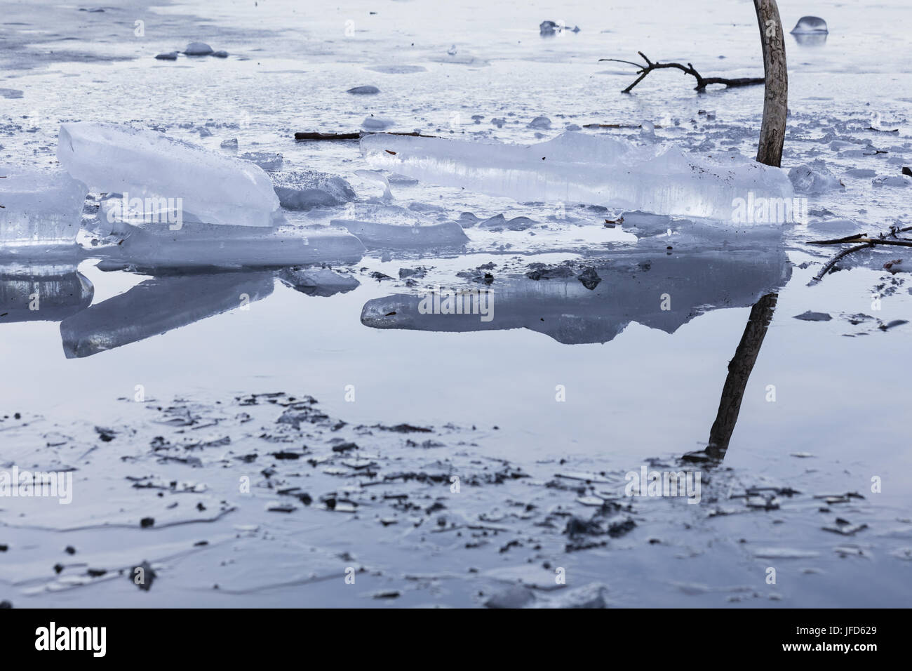 Reflexion Stockfoto