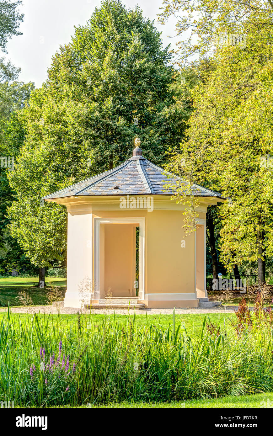 Tee Pavillon Ludwigslust Stockfoto