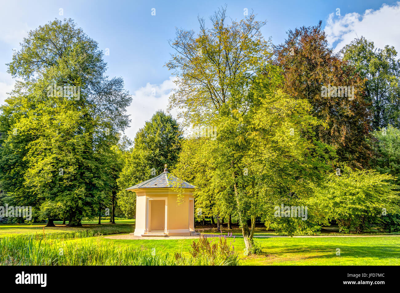 Tee Pavillon Ludwigslust Stockfoto