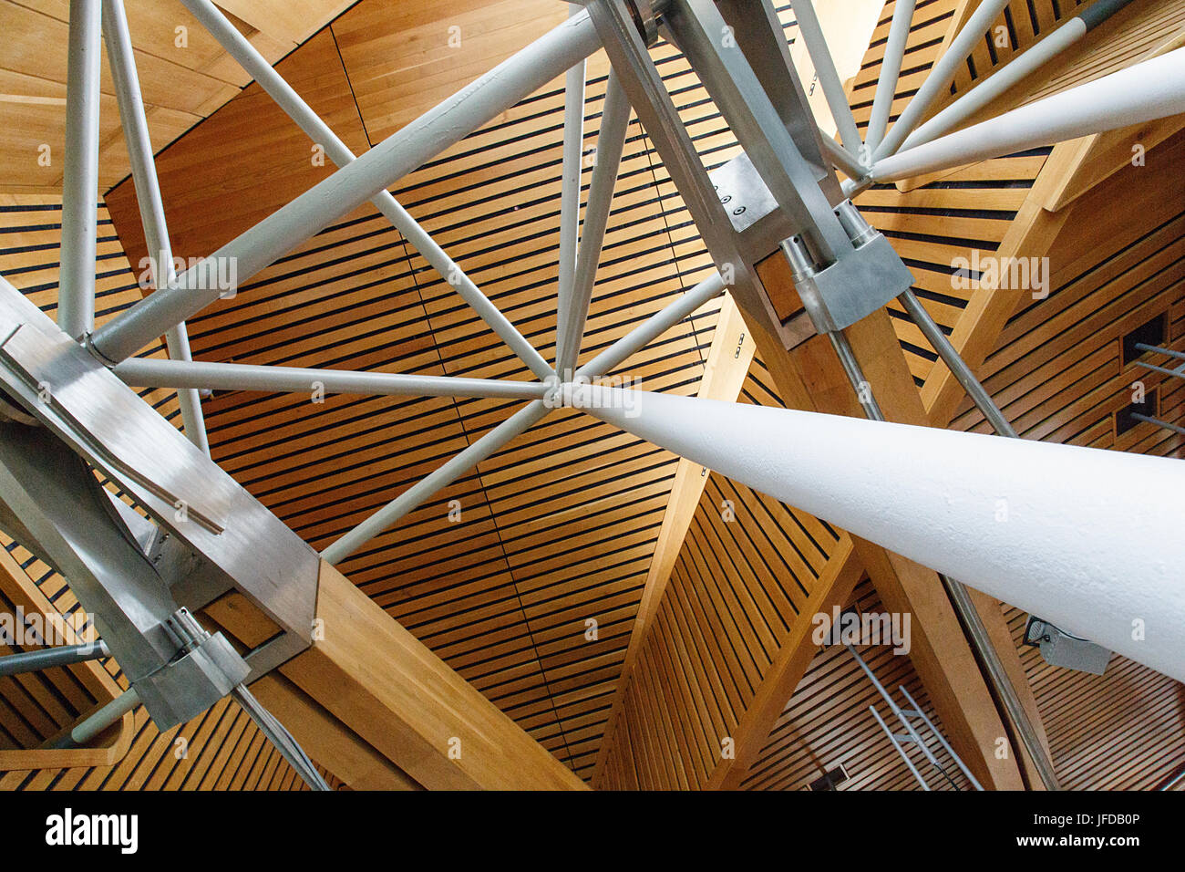 Schottisches Parlament - Kammer diskutieren Stockfoto