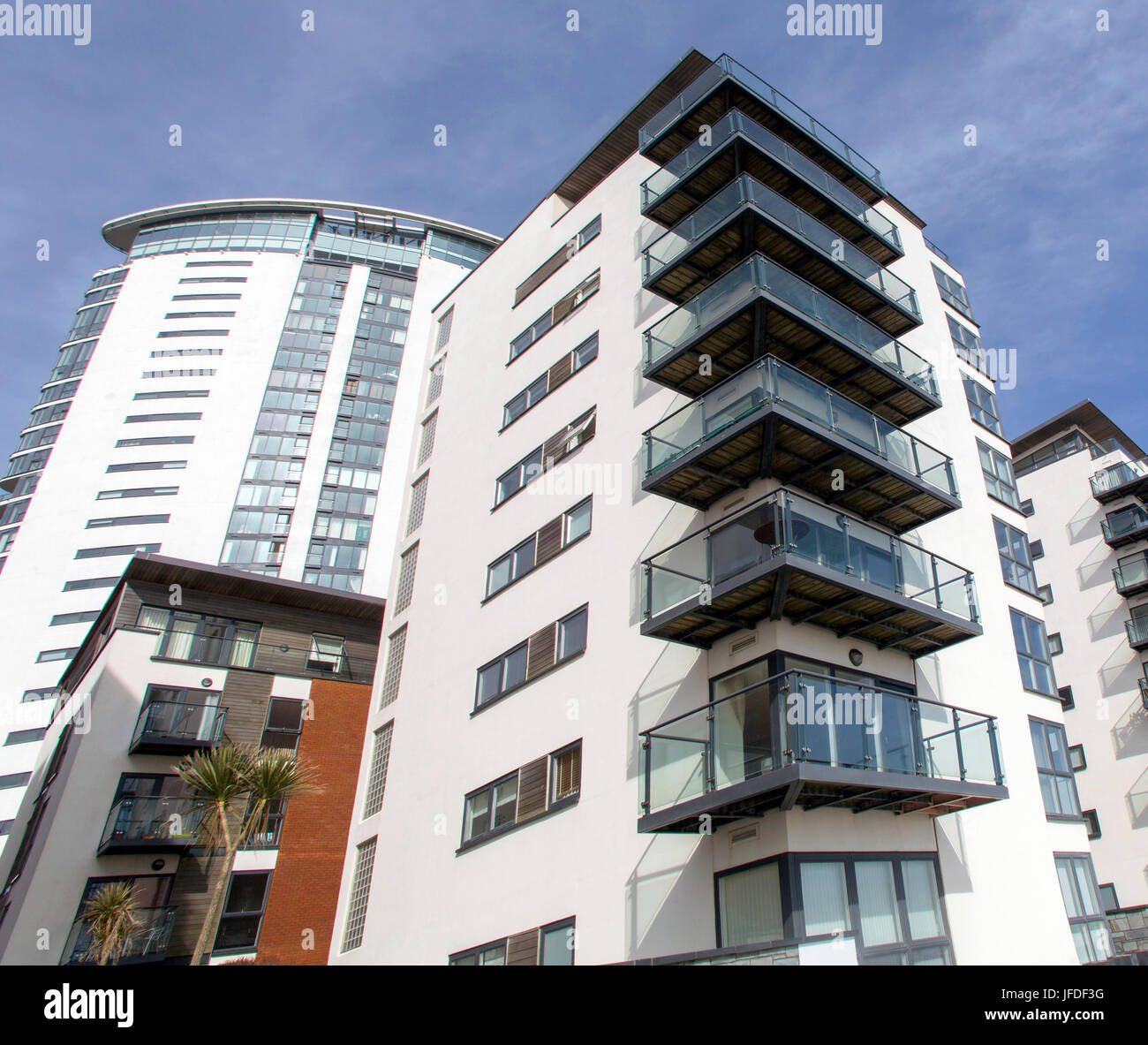 Luxus-Appartements Stockfoto