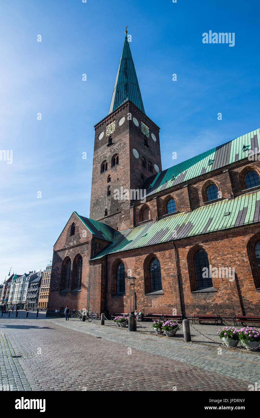 Aarhus Kathedrale in Aarhus, Dänemark Stockfoto