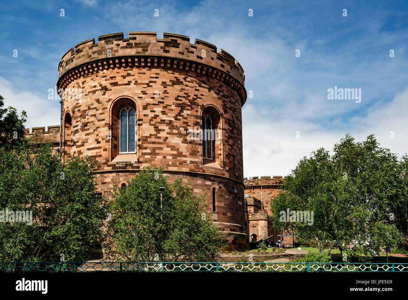 Die Zitadelle, Carlisle, Cumbria, England, Vereinigtes Königreich Stockfoto