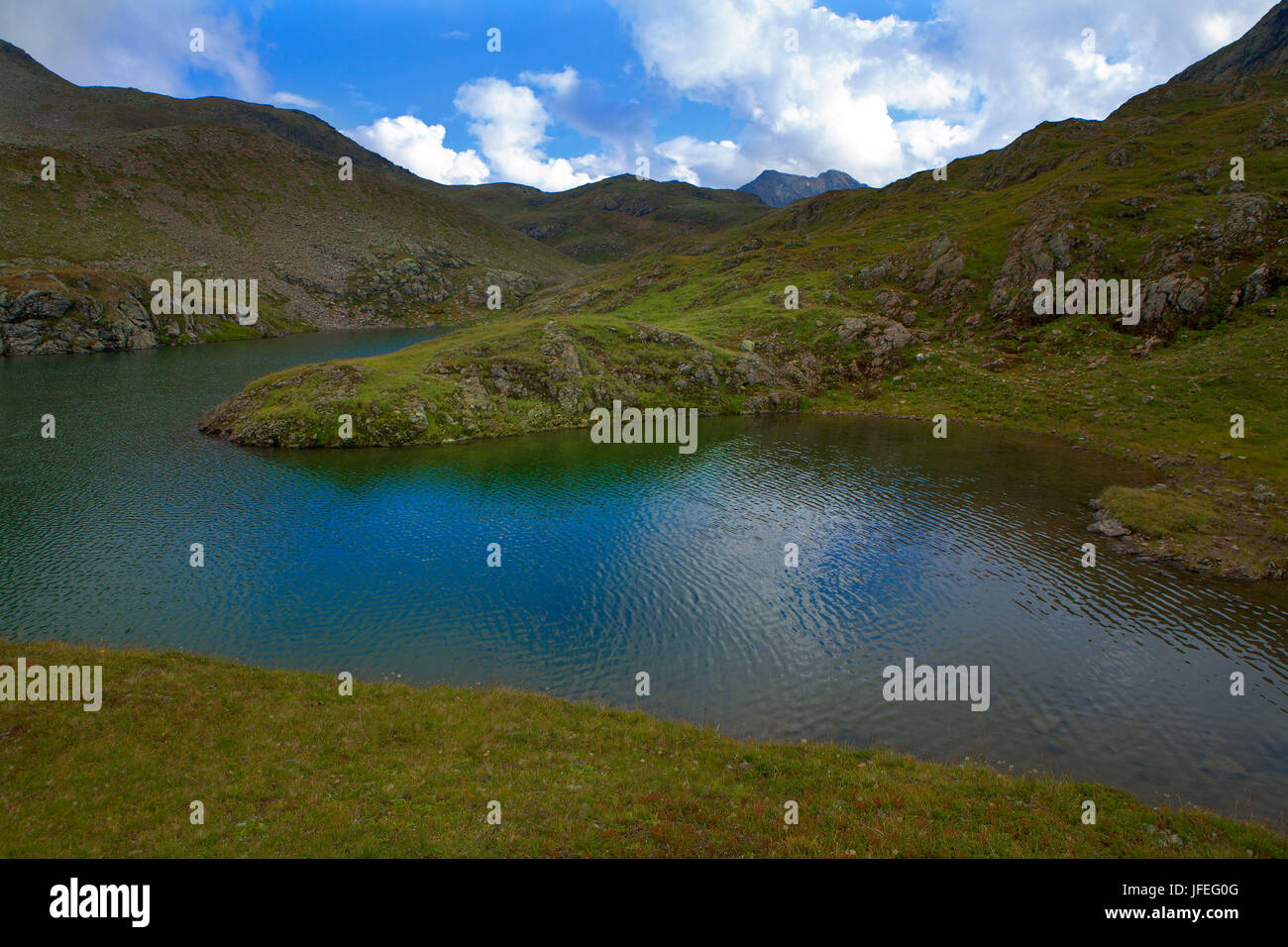 Österreich, Tirol, Arlberg, Maroisee Stockfoto