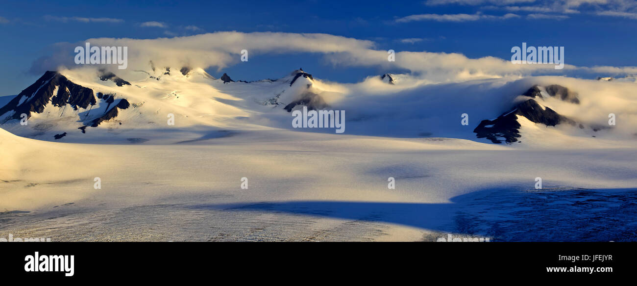 Nordamerika, USA, Alaska, Nationalpark, Harding Icefield Stockfoto