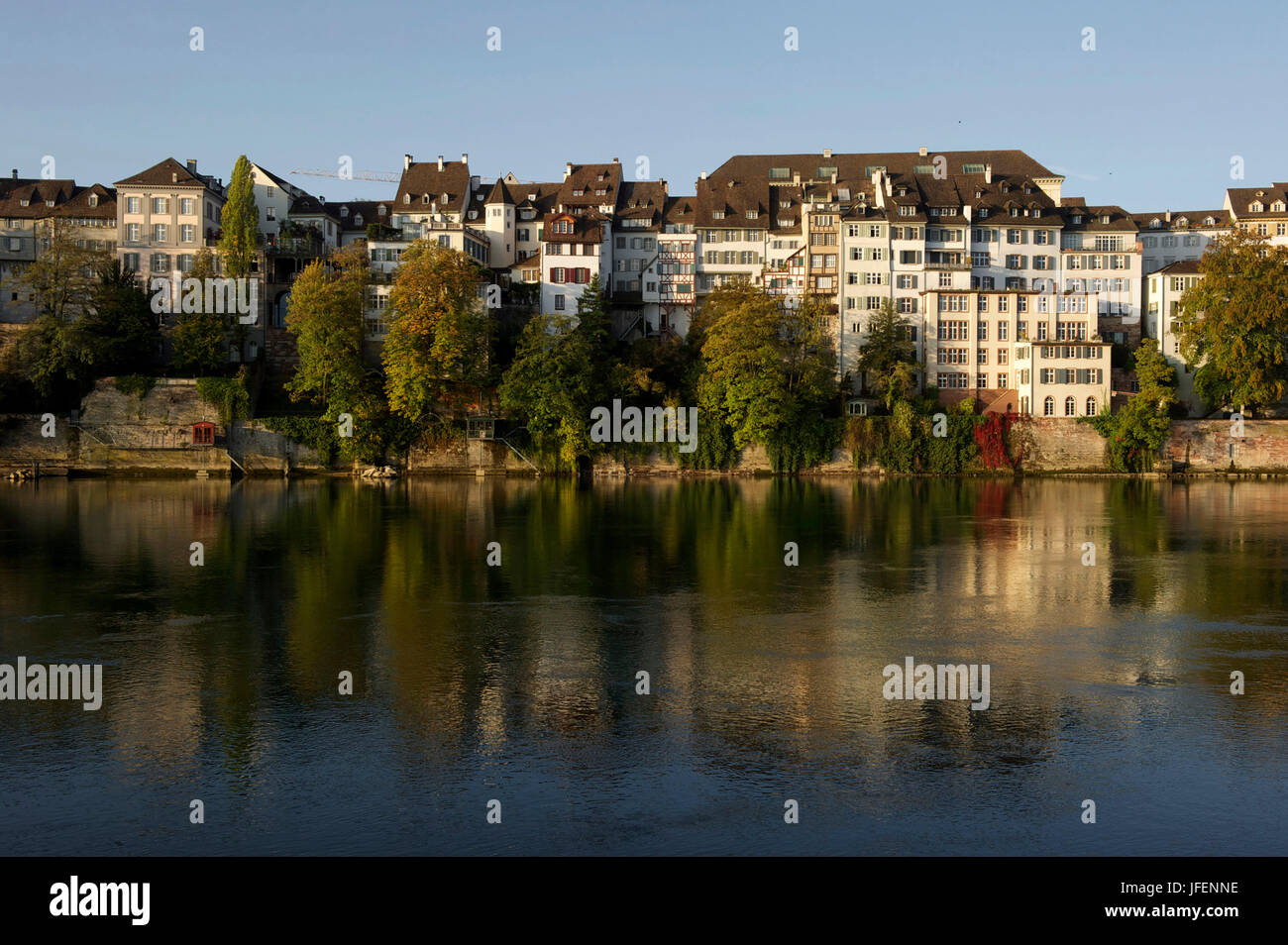Schweiz, Kanton Basel-Stadt, Basel, dem linken Ufer des Rheins, große Basel und der Kathedrale-Viertel Stockfoto